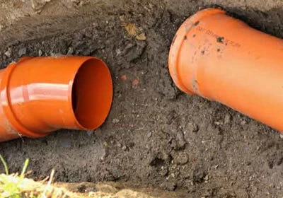 Underground Sewage Connection