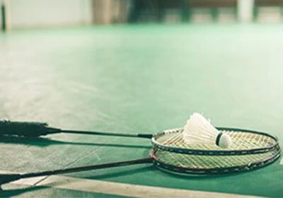 Badminton Court at Tata Serein by Tata Housing
