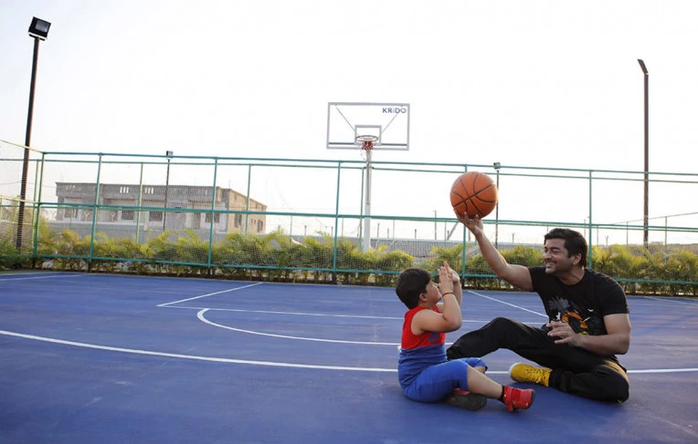 Basket Ball Court at Ariana Ready to Move in Flat by Tata Housing Ariana