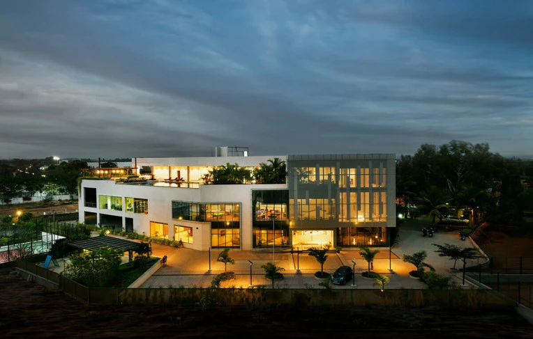 Double storied clubhouse