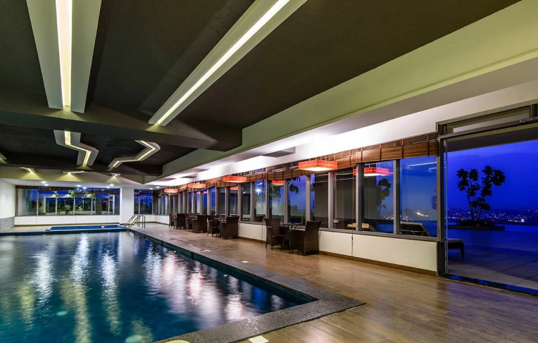 Temperature Controlled Indoor Pool - Tata Promont Flats