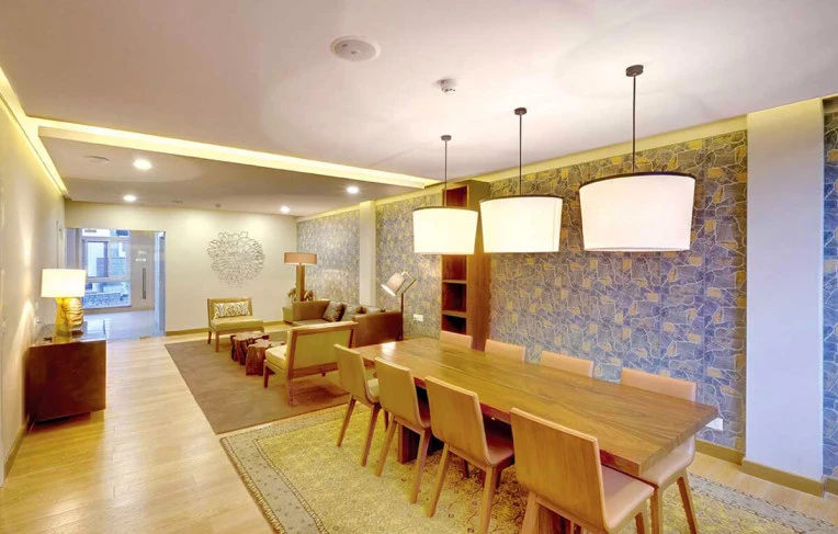 Indoor lounge