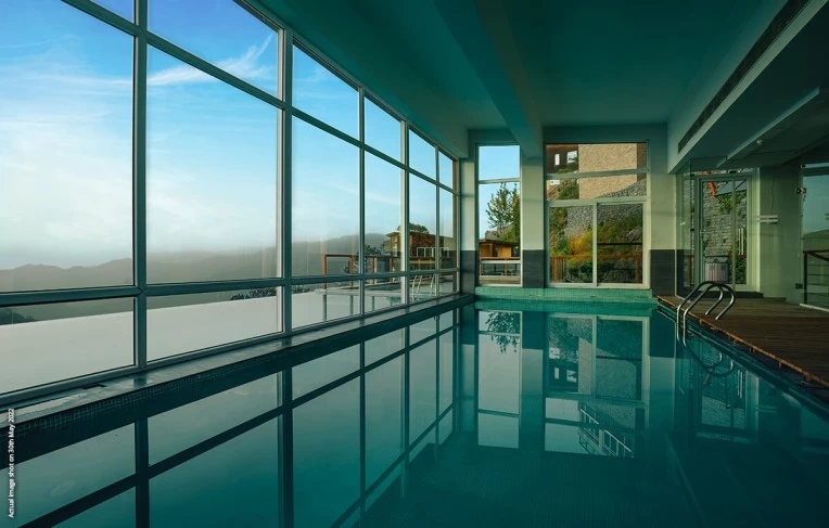 Indoor temperature controlled pool